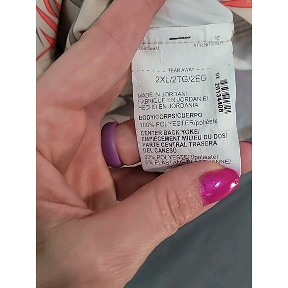 Under Armour Dockside Shirt Men’s 2XL Palm Pattern Quick Dry Boating EUC - Picture 6 of 8